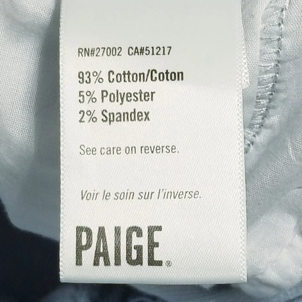 Paige Carly Jeans Women Size 32 Light Wash Wide Leg Drawstring High Rise (34×27)